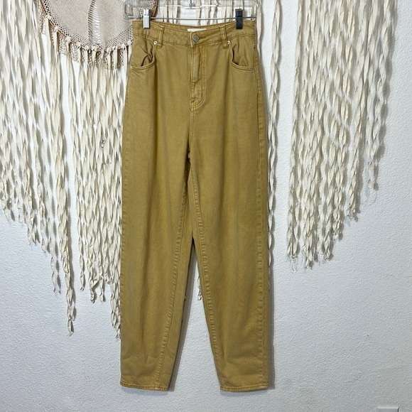 Rolla’s Genie 80’s Balloon Leg in Golden Wheat Color Denim 24 - Picture 1 of 8